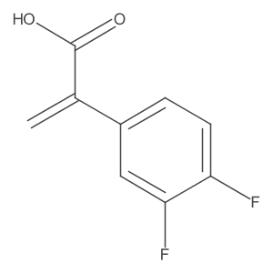 2-(3,4-Difluorophenyl)prop-2-enoic acid Structure