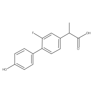 (R)-4'-Hydroxyflurbiprofen结构式