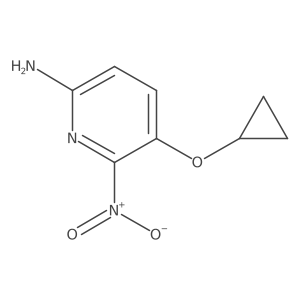 5-Cyclopropoxy-6-nitropyridin-2-amine Structure