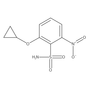 2-Cyclopropoxy-6-nitrobenzenesulfonamide结构式