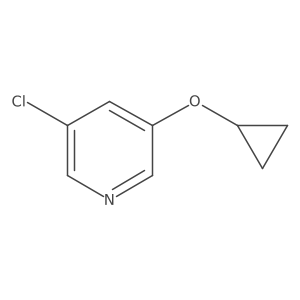 3-Chloro-5-cyclopropoxypyridine Structure