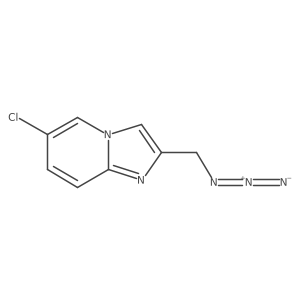 2-(Azidomethyl)-6-chloroimidazo[1,2-a]pyridine结构式