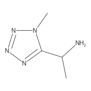 1-(1-methyl-1H-1,2,3,4-tetrazol-5-yl)ethan-1-amine结构式