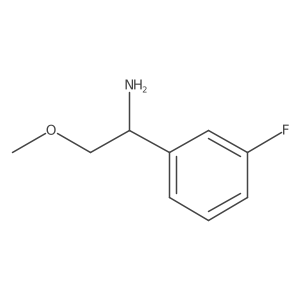 (R)-1-(3-Fluorophenyl)-2-methoxyethanamine Structure