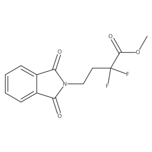 4-(1,3-Dioxo-1,3-dihydro-isoindol-2-YL)-2,2-difluoro-butyric acid methyl ester结构式