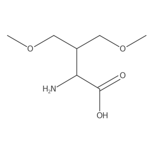 2-Amino-4-methoxy-3-(methoxymethyl)butanoic acid结构式