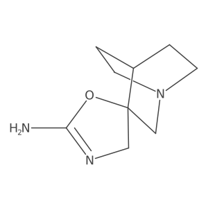 3'h-4-Azaspiro[bicyclo[2.2.2]octane-2,2'-[1,4]oxazole]-5'-amine结构式
