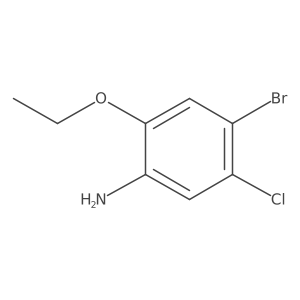4-Bromo-5-chloro-2-ethoxyaniline结构式