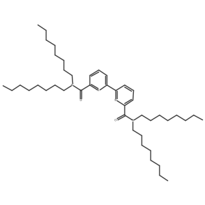 N6,N6,N6',N6'-Tetraoctyl-[2,2'-bipyridine]-6,6'-dicarboxamide结构式