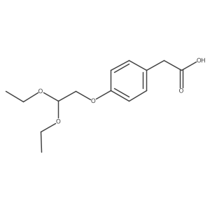 4-[(2,2-Diethoxy)ethoxy]phenylacetic acid结构式