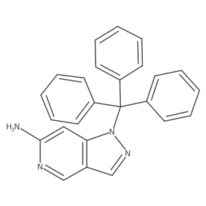 1-trityl-1H-pyrazolo[4,3-c]pyridin-6-amine Structure