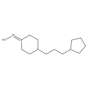 1-(3-(Tetrahydrofuran-2-yl)propyl)piperidin-4-one oxime Structure