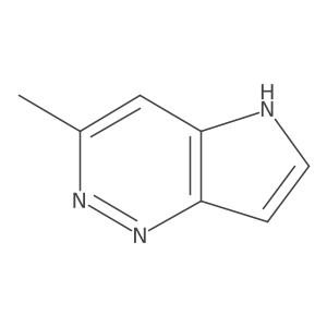 3-methyl-5H-pyrrolo[3,2-c]pyridazine结构式