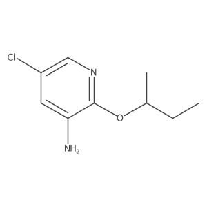 2-(Butan-2-yloxy)-5-chloropyridin-3-amine结构式