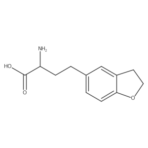 2-Amino-4-(2,3-dihydrobenzofuran-5-yl)butanoic acid结构式