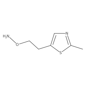 O-[2-(2-methyl-1,3-thiazol-5-yl)ethyl]hydroxylamine Structure