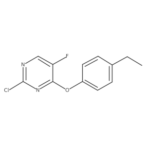 2-Chloro-4-(4-ethylphenoxy)-5-fluoropyrimidine Structure