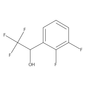 (1r)-1-(2,3-Difluorophenyl)-2,2,2-trifluoroethan-1-ol结构式