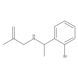 [1-(2-Bromophenyl)ethyl](2-methylprop-2-en-1-yl)amine结构式