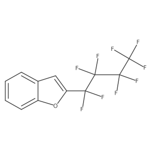 2-(Nonafluorobutyl)-1-benzofuran Structure