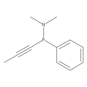 N,N-Dimethyl-P-phenyl-P-1-propyn-1-ylphosphinous amide结构式