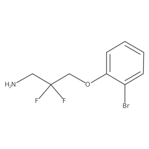 3-(2-Bromophenoxy)-2,2-difluoropropan-1-amine Structure