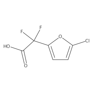 2-(5-Chlorofuran-2-yl)-2,2-difluoroacetic acid Structure