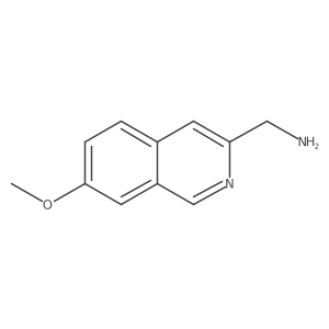 (7-Methoxyisoquinolin-3-yl)methanamine Structure