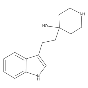 4-[2-(1H-indol-3-yl)ethyl]piperidin-4-ol结构式