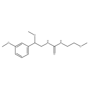 1-(2-Methoxy-2-(3-methoxyphenyl)ethyl)-3-(2-methoxyethyl)urea Structure