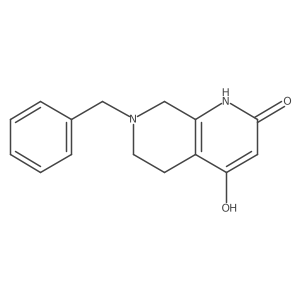 7-Benzyl-4-hydroxy-5,6,7,8-tetrahydro-1,7-naphthyridin-2(1H)-one Structure