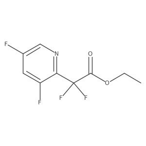 Ethyl 2-(3,5-difluoropyridin-2-yl)-2,2-difluoroacetate Structure