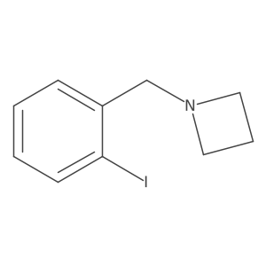 1-[(2-Iodophenyl)methyl]azetidine Structure