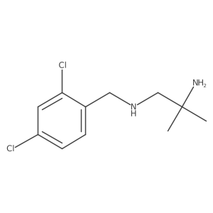 (2-Amino-2-methylpropyl)[(2,4-dichlorophenyl)methyl]amine结构式