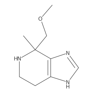 4-(methoxymethyl)-4-methyl-3H,4H,5H,6H,7H-imidazo[4,5-c]pyridine结构式