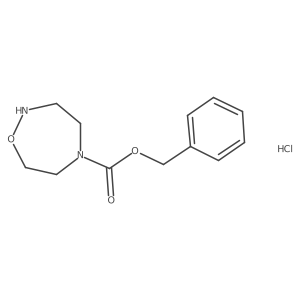 Benzyl 1,2,5-oxadiazepane-5-carboxylate hydrochloride Structure