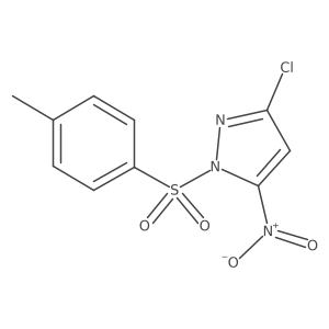 3-Chloro-5-nitro-1-tosyl-1H-pyrazole Structure