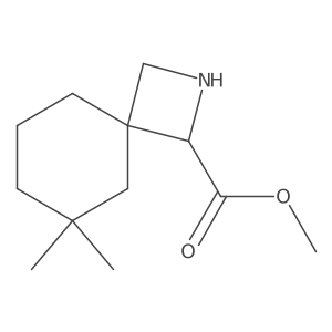 Methyl 6,6-dimethyl-2-azaspiro[3.5]nonane-1-carboxylate Structure