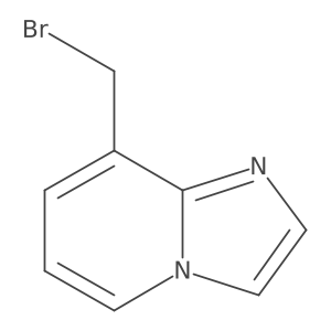8-(Bromomethyl)imidazo[1,2-a]pyridine结构式