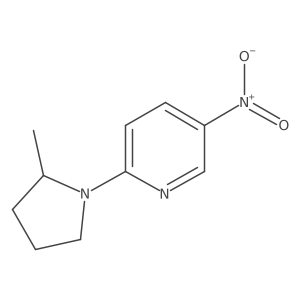 2-(2-Methyl-1-pyrrolidinyl)-5-nitropyridine Structure