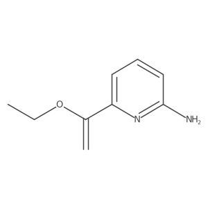6-(1-Ethoxyethenyl)pyridin-2-amine Structure