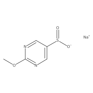 Sodium 2-methoxypyrimidine-5-sulfinate Structure