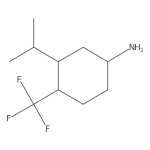 3-(Propan-2-yl)-4-(trifluoromethyl)cyclohexan-1-amine Structure