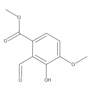 Methyl 2-formyl-3-hydroxy-4-methoxybenzoate结构式