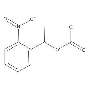 (1R)-1-(2-nitrophenyl)ethyl chloroformate结构式
