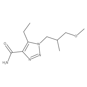 5-ethyl-1-(3-methoxy-2-methylpropyl)-1H-1,2,3-triazole-4-carboxamide Structure