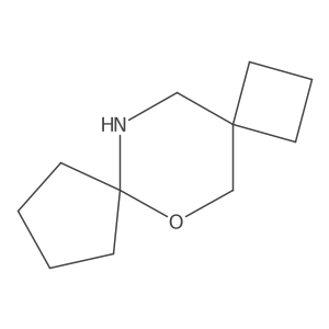 6-Oxa-12-azadispiro[3.2.4^{7}.2^{4}]tridecane结构式