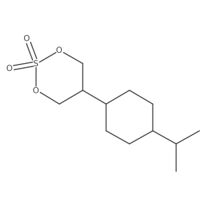 5-[4-(Propan-2-yl)cyclohexyl]-1,3,2lambda6-dioxathiane-2,2-dione结构式