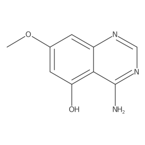4-Amino-7-methoxyquinazolin-5-ol结构式