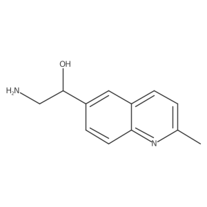 (1S)-2-amino-1-(2-methylquinolin-6-yl)ethan-1-ol Structure